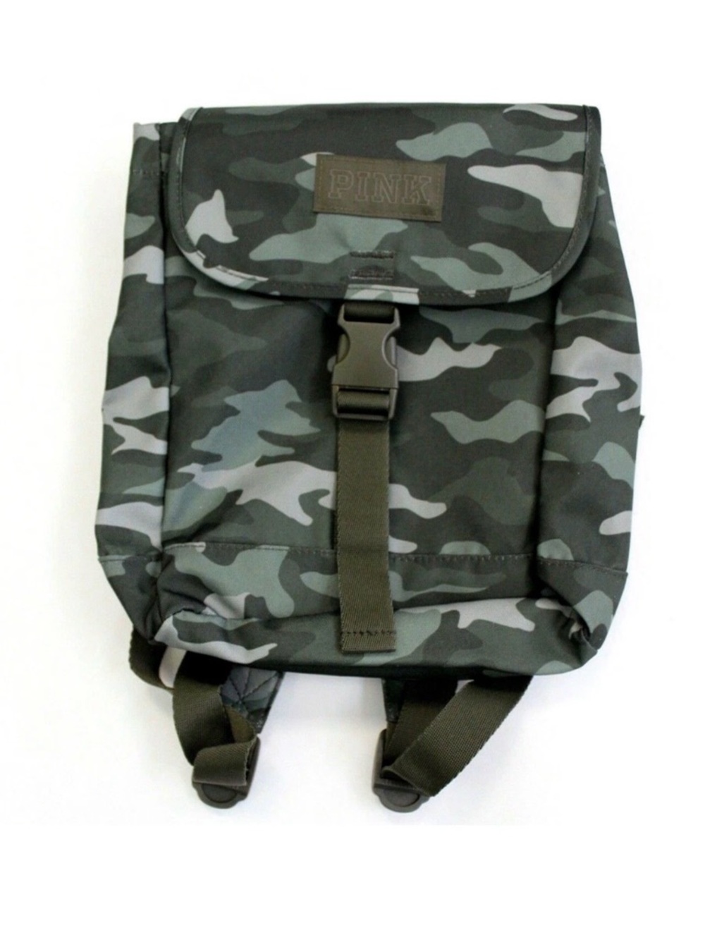 PINK Victoria's Secret Camouflage Mini Backpack - Green Camo